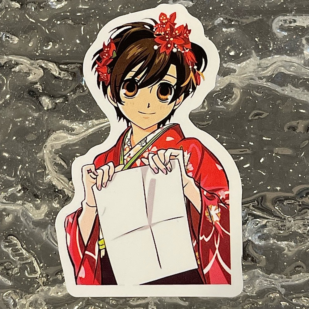 5/$10 Waterproof Vinyl Sticker: Ouran High Host Club Haruhi Fujioka
